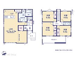 我孫子市並木9丁目　14期　新築一戸建て　全1棟 1号棟