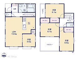 松戸市上本郷　新築一戸建て　全1棟 1号棟