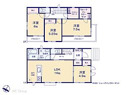 松戸市小金原7丁目　新築一戸建て 全2棟 B号棟