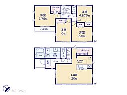 松戸市千駄堀　新築一戸建て　全3棟 2号棟