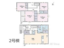 千葉市稲毛区長沼町　4期　新築一戸建て　全3棟 2号棟