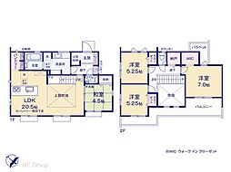 松戸市六高台5丁目　新築一戸建て　全1棟 1号棟