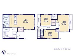 柏市花野井　20期　新築一戸建て　全2棟 1号棟