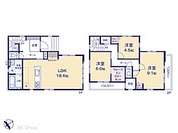 柏市花野井　20期　新築一戸建て　全2棟 2号棟