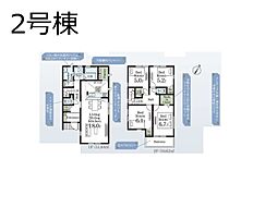 船橋市高野台3丁目　新築一戸建て　全2棟 2号棟