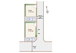 松戸市西馬橋4丁目　新築一戸建て　全2棟 98-A号棟