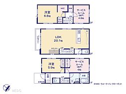 市川市相之川1丁目　新築一戸建て　2期　全2棟 1号棟