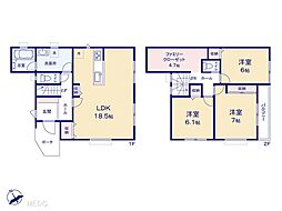 八千代市八千代台東2丁目　新築一戸建て　全2棟 2号棟