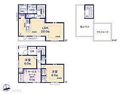 市川市曽谷2丁目　新築一戸建て　全3棟 1号棟