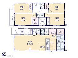 船橋市三山6丁目　新築一戸建て　10期　全6棟 5号棟