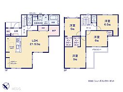 船橋市三山6丁目　新築一戸建て　10期　全6棟 2号棟