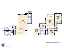 船橋市三山6丁目　新築一戸建て　10期　全6棟 1号棟