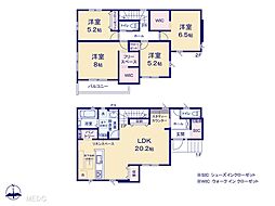 千葉市若葉区大宮台4丁目　新築一戸建て　4期　全3棟 2号棟