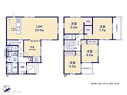 佐倉市中志津2丁目　新築一戸建て　14期　全1棟 1号棟