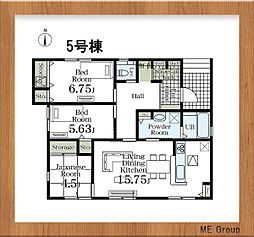 茂原市東部台2丁目第3　全5棟 5号棟