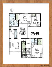 茂原市東部台2丁目第3　全5棟 3号棟