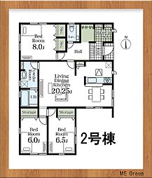 茂原市東部台2丁目第3　全5棟 2号棟