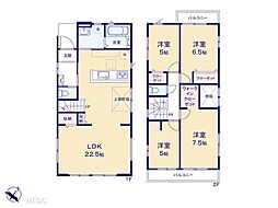 船橋市習志野台6丁目　新築一戸建て　12期　全2棟 1号棟