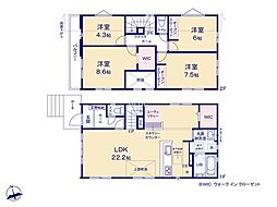 千葉市若葉区千城台東1丁目　3期　新築一戸建て　全3棟 3号棟