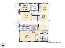 千葉市若葉区千城台東1丁目　3期　新築一戸建て　全3棟 2号棟