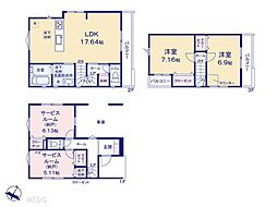 浦安市堀江1丁目　新築一戸建て　全1棟 1号棟