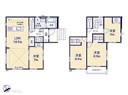 成田市飯田町　1期　新築一戸建て　全1棟 1号棟