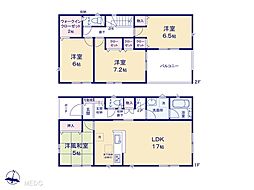 成田市宗吾2丁目第4　新築一戸建て　全3棟 1号棟