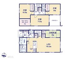 成田市宗吾2丁目第4　新築一戸建て　全3棟 2号棟