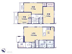 市川市中国分3丁目　新築一戸建て　全1棟 1号棟