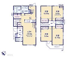 習志野市藤崎7丁目　新築一戸建て　全2棟 2号棟