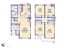 習志野市藤崎7丁目　新築一戸建て　全2棟 1号棟