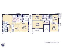 袖ケ浦市福王台4丁目2期　新築一戸建て　全5棟 4号棟