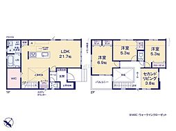 袖ケ浦市福王台4丁目2期　新築一戸建て　全5棟 3号棟