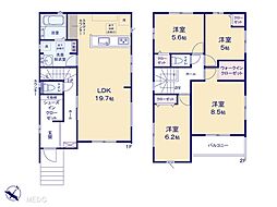 成田市並木町　新築一戸建て　2期　全2棟 1号棟