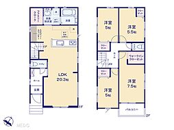 成田市並木町　新築一戸建て　2期　全2棟 2号棟