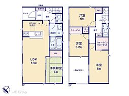 富里市七栄　第30　新築一戸建て　全8棟 1号棟