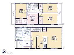 千葉市美浜区磯辺3丁目　第13　新築一戸建て　全2棟 1号棟