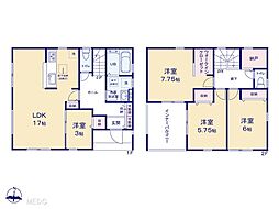 木更津市桜井新町4丁目　新築一戸建て　全2棟 2号棟