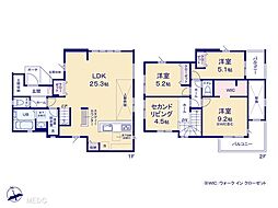 八千代市八千代台北17丁目　新築一戸建て　14期　全1棟 1号棟