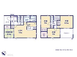 富里市七栄　第30　新築一戸建て　全8棟 2号棟