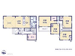 千葉市若葉区桜木北3丁目6期　新築一戸建て　全4棟 1号棟