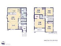 千葉市若葉区桜木北3丁目6期　新築一戸建て　全4棟 4号棟