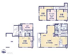 市川市欠真間1丁目5期　新築一戸建て　全2棟 1号棟