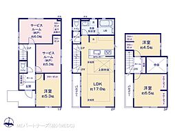 市川市欠真間1丁目5期　新築一戸建て　全2棟 2号棟