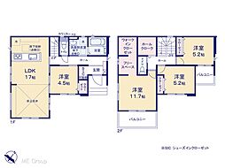 船橋市高野台3丁目　9期　新築一戸建て 全1棟 1号棟