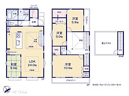 浦安市堀江5丁目　2期　新築一戸建て　全1棟