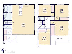 船橋市三山4丁目　戸建て　全8棟 6号棟