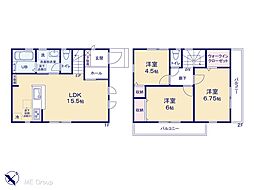 船橋市田喜野井2丁目　新築一戸建て　全1棟 1号棟