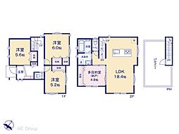 千葉市中央区椿森3丁目　3期　 新築一戸建て 全2棟 1号棟