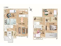 習志野市袖ケ浦4丁目　11期　新築一戸建て　全1棟 1号棟